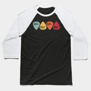 Van Halen Distressed Pick Signature Baseball T-Shirt